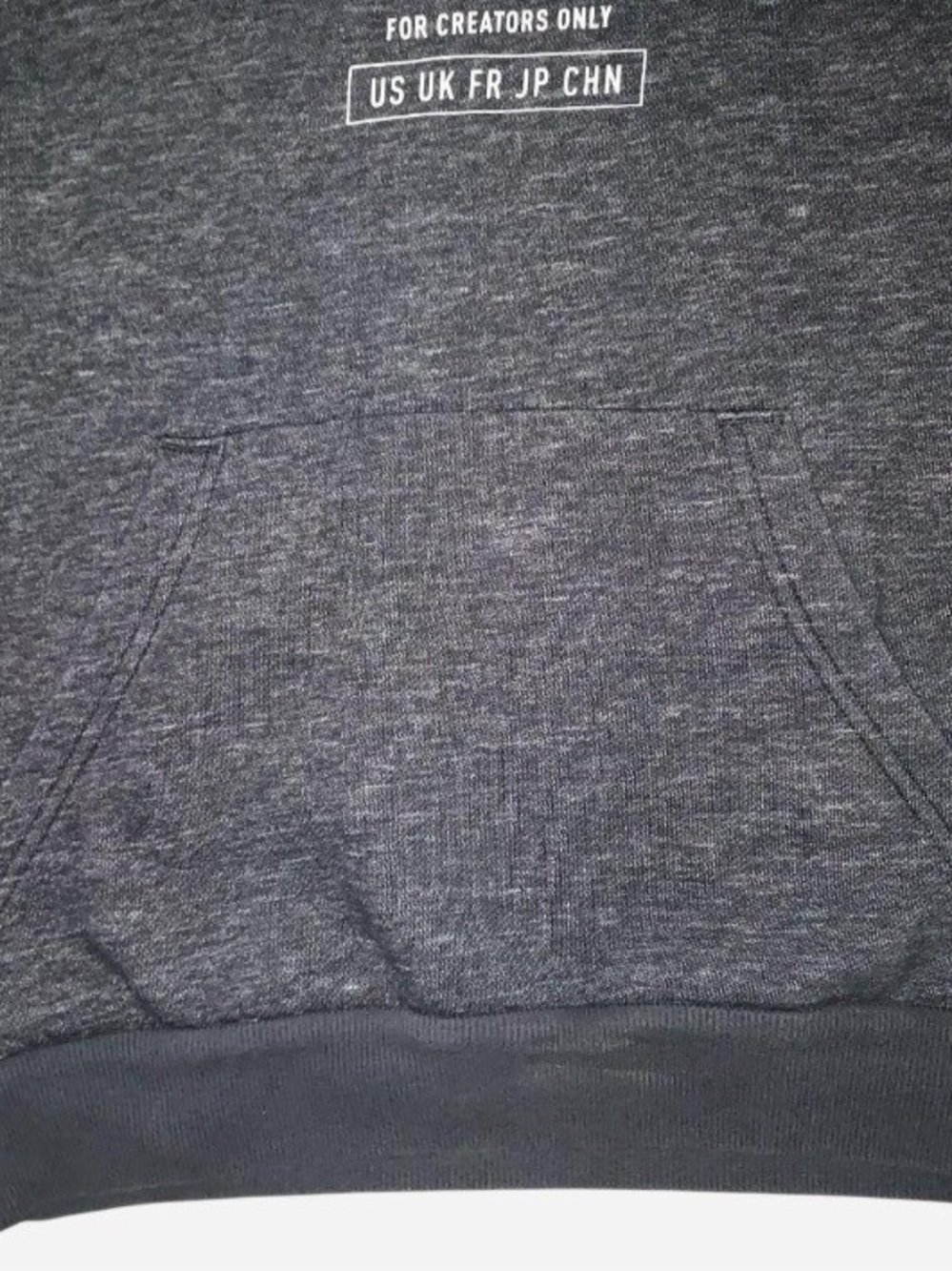 adidas "For Creators Only" Gray & Black Crewneck Sweatshirt - Picture 5 of 6